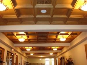 wood drop ceilings